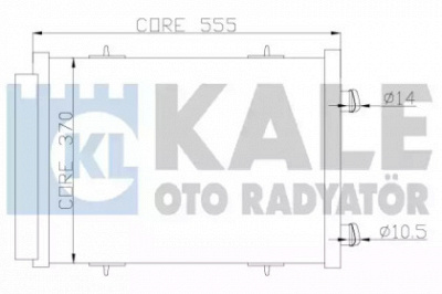 KALE OTO RADYATOR 385400 -  Конденсатор, кондиционер